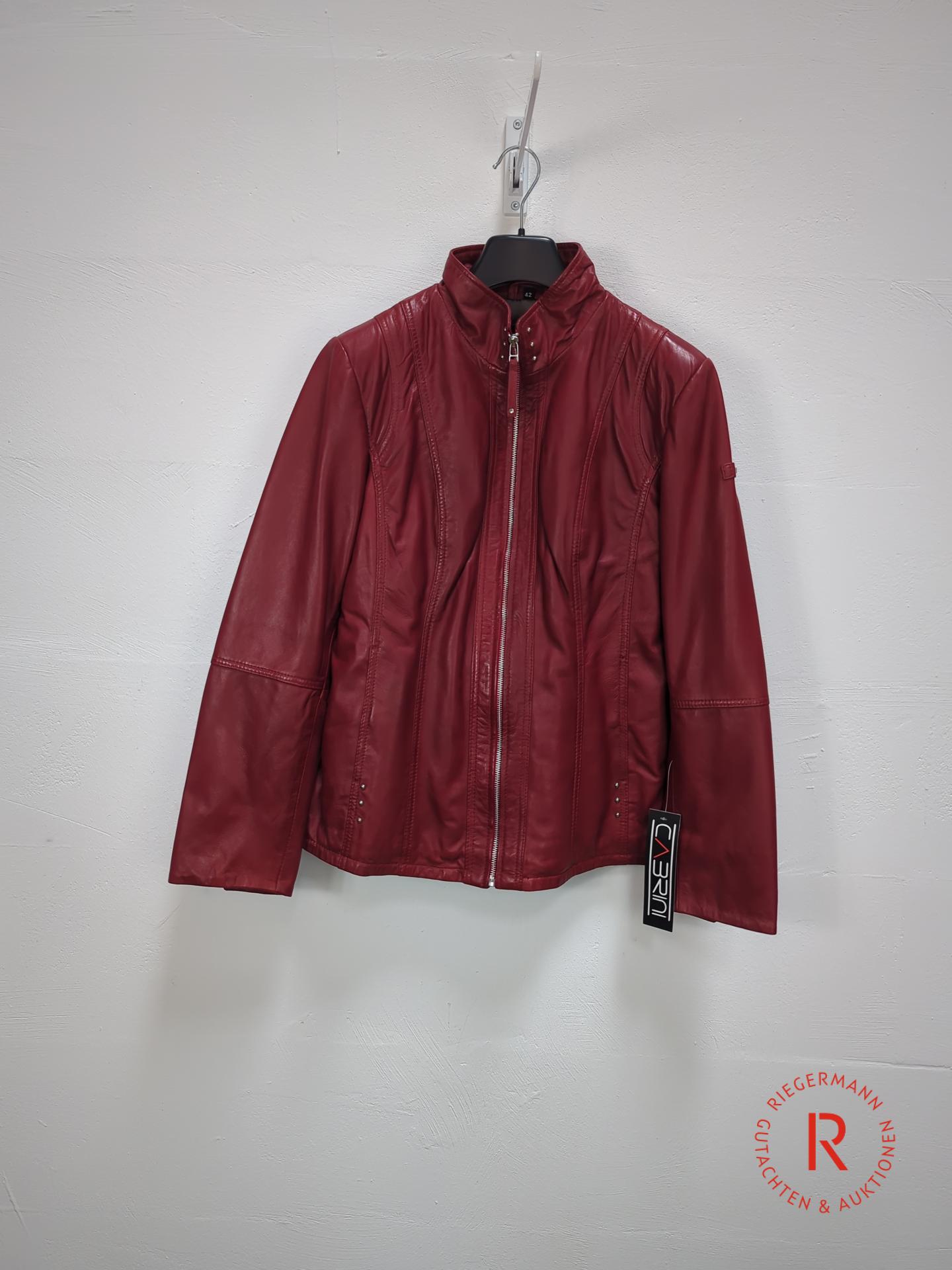 DAMEN LEDERJACKE GRÖSSE 42
